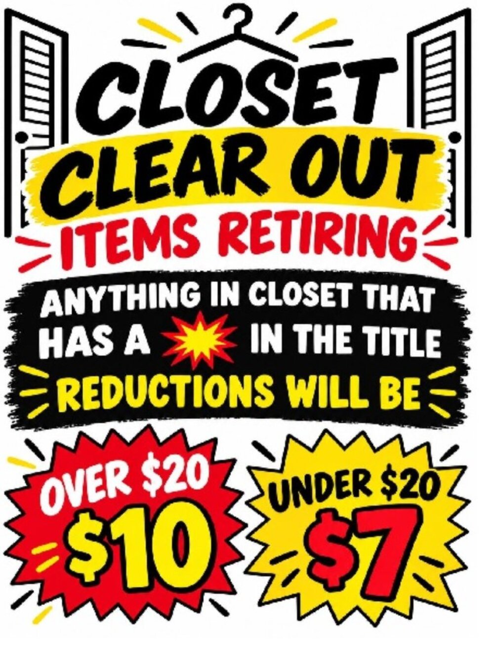 Retiring item sale!! 💥 💥